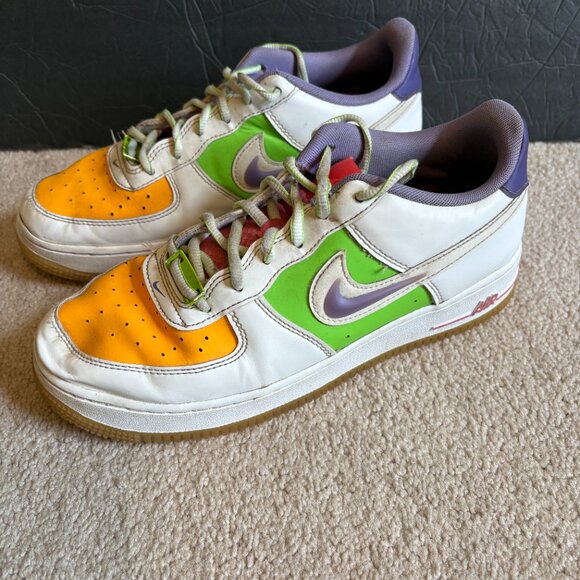 Nike Air Force 1 LV8 Shoes Size 7Y White Space Purple FD1035-100 - Picture 3 of 10